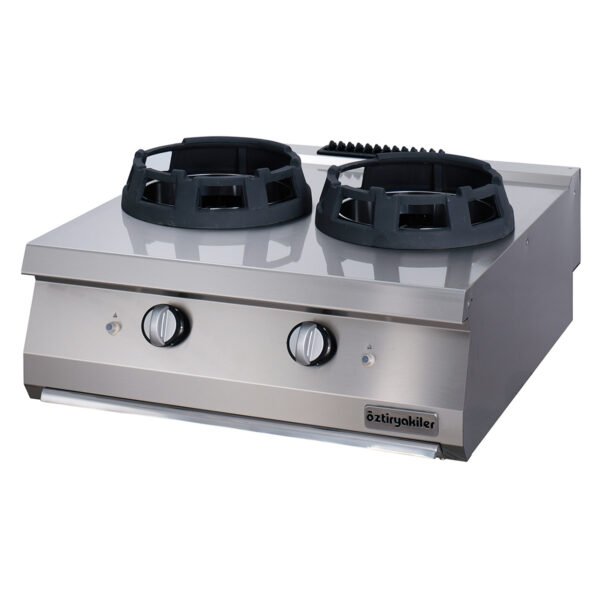 Wok 2 Feux 28 kW– GAZ – Série 700 – OZTI – OWG8070