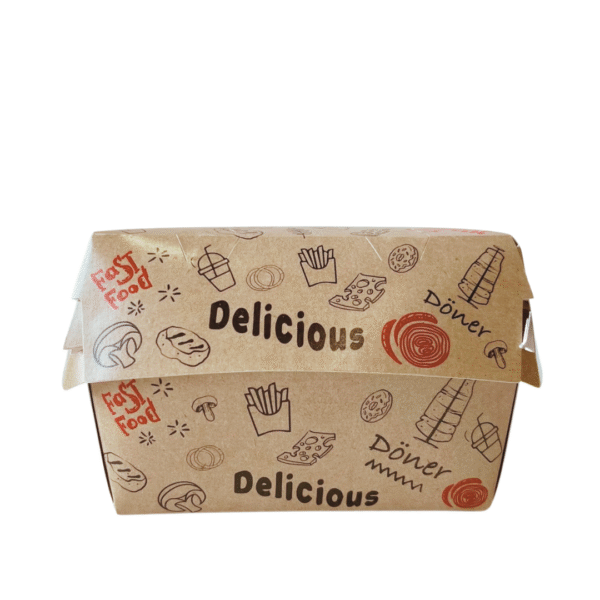 Boite Burger S - L'unite : 0,071 € - Par carton : 400 pieces – Image 3